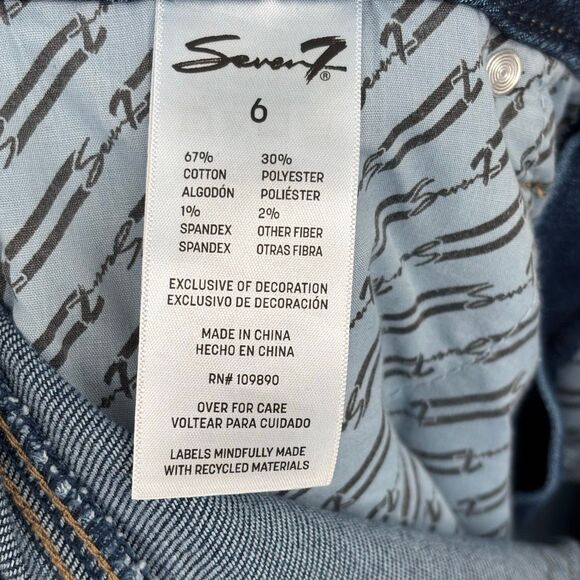 Seven7 EST.1964 90's Straight Leg High Rise Jeans Women's Size 6 NWT‎ - Picture 10 of 10